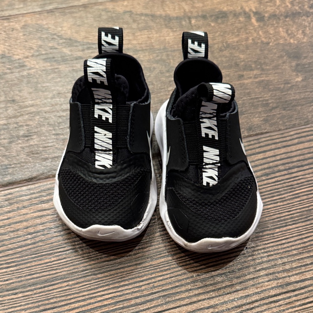 Nike Kids Black and White Slip-On Sneakers